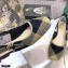 Dior Heel 1.5cm J'Adior Slingback Ballerina Flats Check Black/Beige 2021