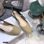 Dior Heel 1.5cm Moi J'Adior Embroidered Slingback Ballerina Flats Beige 2021