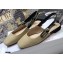 Dior Heel 1.5cm Moi J'Adior Embroidered Slingback Ballerina Flats Beige 2021