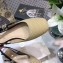 Dior Heel 1.5cm Moi J'Adior Embroidered Slingback Ballerina Flats Beige 2021