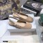 Dior Heel 1.5cm Moi J'Adior Embroidered Cotton Slingback Ballerina Flats Nude 2021