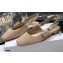 Dior Heel 1.5cm Moi J'Adior Embroidered Cotton Slingback Ballerina Flats Nude 2021