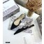 Dior J'Adior Embroidered Slingback Ballerina Flats Black 2021