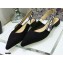 Dior J'Adior Embroidered Slingback Ballerina Flats Black 2021