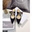 Dior D-Dior Flats Mules Technical Fabric Black 2021