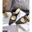 Dior D-Dior Heel 7.5cm Mules Mesh Black 2021