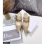 Dior D-Dior Flats Mules Mesh Nude 2021