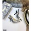 Dior Heel 9.5cm J'Adior Slingback Pumps Flamingo Embroidered 2021