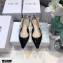 Dior J'Adior Slingback Ballerina Flats Patent Calfskin Black 2021