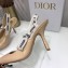Dior Heel 9.5cm J'Adior Slingback Pumps Patent Calfskin Nude 2021