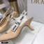 Dior Heel 6.5cm J'Adior Slingback Pumps Patent Calfskin Nude 2021