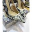 Dior Heel 9.5cm J'Adior Slingback Pumps Flamingo Embroidered 2021
