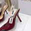 Dior Heel 9.5cm J'Adior Slingback Pumps Patent Calfskin Burgundy 2021