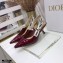 Dior Heel 6.5cm J'Adior Slingback Pumps Patent Calfskin Burgundy 2021