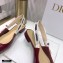 Dior J'Adior Slingback Ballerina Flats Patent Calfskin Burgundy 2021