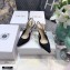 Dior Heel 9.5cm J'Adior Slingback Pumps Technical Fabric Black 2021
