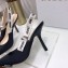 Dior Heel 9.5cm J'Adior Slingback Pumps Technical Fabric Black 2021