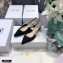 Dior J'Adior Slingback Ballerina Flats Technical Fabric Black 2021