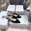 Dior J'Adior Slingback Ballerina Flats Technical Fabric Black 2021
