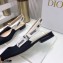 Dior J'Adior Slingback Ballerina Flats Technical Fabric Black 2021