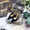 Dior Heel 9.5cm J'Adior Slingback Pumps Micro Mesh Black 2021