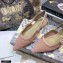 Dior J'Adior Slingback Ballerina Flats Micro Mesh Nude 2021