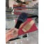 Valentino Sculpted Heel 6.5cm Rockstud Slide Sandals Nude 2021