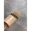 Valentino Sculpted Heel 6.5cm Rockstud Slide Sandals Nude/Black 2021