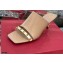 Valentino Sculpted Heel 6.5cm Rockstud Slide Sandals Nude/White 2021
