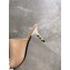 Valentino Sculpted Heel 6.5cm Rockstud Slide Sandals Nude/White 2021
