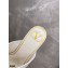 Valentino Sculpted Heel 6.5cm Rockstud Slide Sandals White 2021