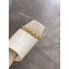 Valentino Sculpted Heel 6.5cm Rockstud Slide Sandals White/Nude 2021