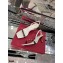 Valentino Sculpted Heel 6.5cm Rockstud Sandals White/Black 2021