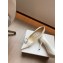 Jimmy Choo Heel 8.5cm SARESA Pumps White with Crystal Embellishment 2021