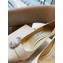 Jimmy Choo Heel 6.5cm SARESA Pumps White with Crystal Embellishment 2021