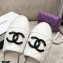 Chanel Resin CC Logo Espadrilles Mules White 2021