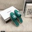 Chanel Resin CC Logo Espadrilles Mules Turquoise Green 2021