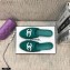 Chanel Resin CC Logo Espadrilles Mules Turquoise Green 2021