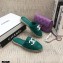 Chanel Resin CC Logo Espadrilles Mules Turquoise Green 2021
