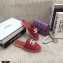 Chanel Resin CC Logo Espadrilles Mules Red 2021