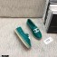 Chanel Resin CC Logo Espadrilles Turquoise Green 2021