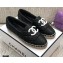 Chanel Resin CC Logo Espadrilles Black 2021