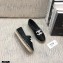 Chanel Resin CC Logo Espadrilles Black 2021