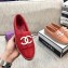 Chanel Resin CC Logo Espadrilles Red 2021
