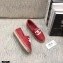 Chanel Resin CC Logo Espadrilles Red 2021