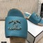 Chanel Chain CC Logo Espadrilles Mules Slipper Sandals Blue 2021