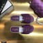 Chanel Chain CC Logo Espadrilles Mules Slipper Sandals Purple 2021