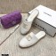 Chanel Chain CC Logo Espadrilles Mules White 2021