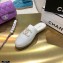 Chanel Chain CC Logo Espadrilles Mules White 2021