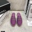 Chanel Chain CC Logo Espadrilles Mules Purple 2021